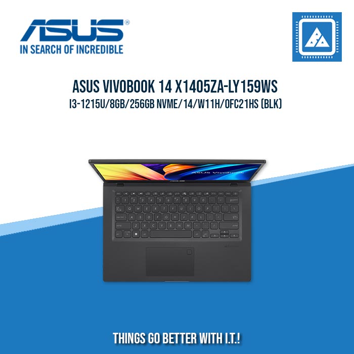 ASUS VIVOBOOK 14 X1405ZA-LY159WS I3-1215U/8GB/256GB NVME | BEST FOR STUDENTS LAPTOP ASUS VIVOBOOK 14 X1405ZA-LY159WS I3-1215U/8GB/256GB NVME | BEST FOR STUDENTS LAPTOP